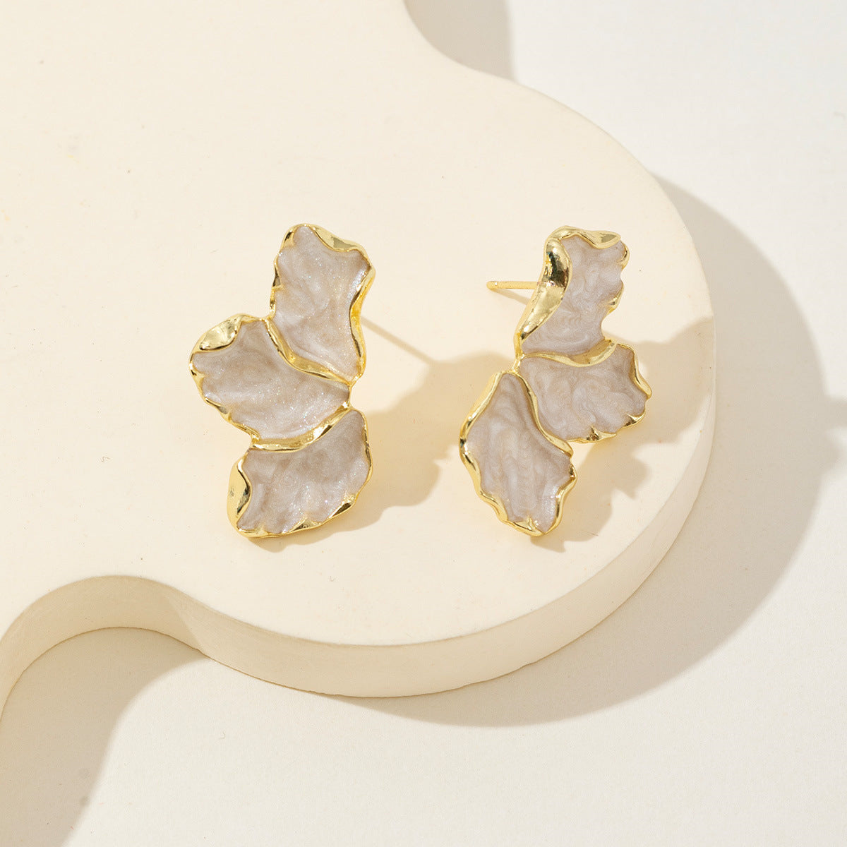 Pure Design Maple Leaf Flower Affordable Luxury Fashion Earrings