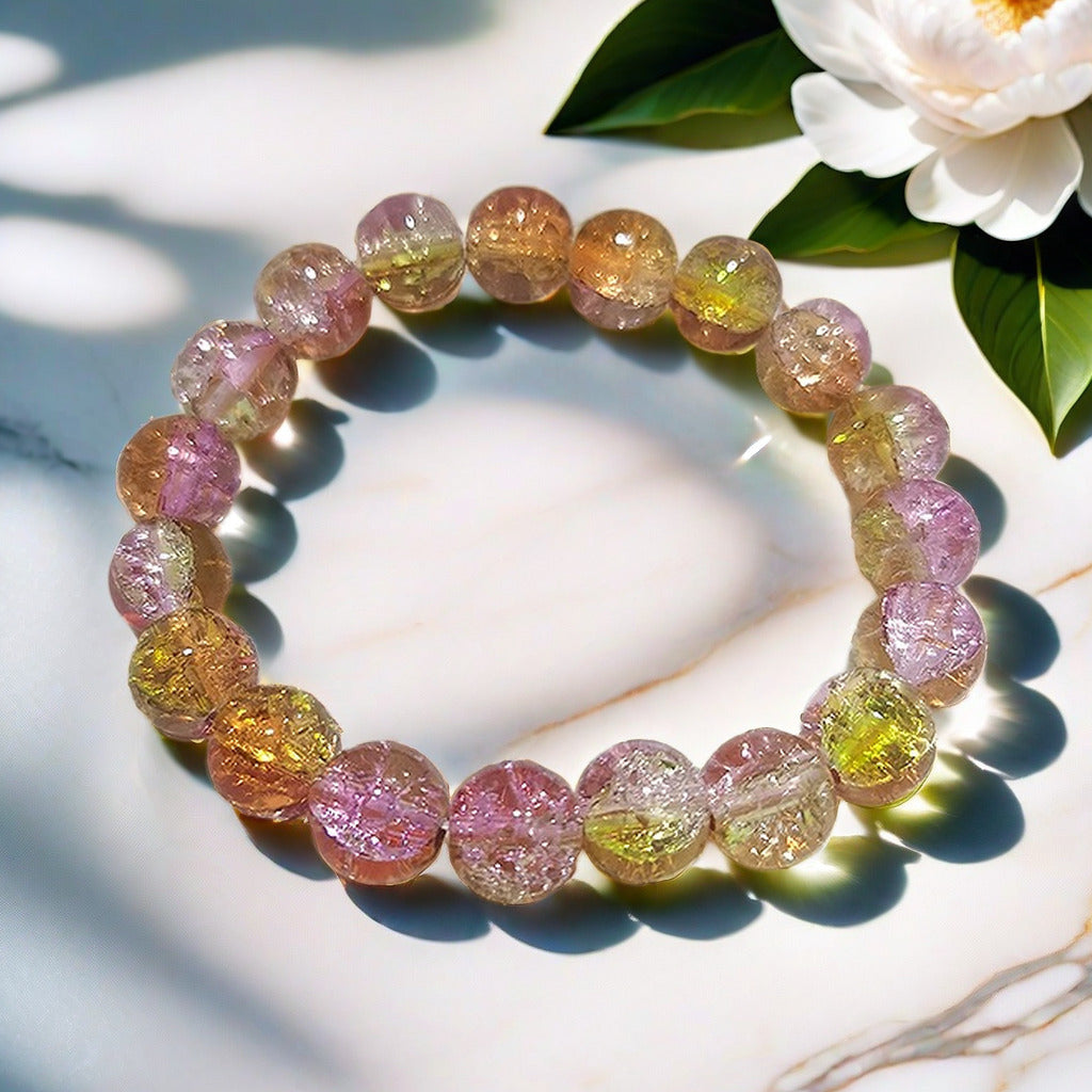 Dopamine Rainbow Glazed Female Design High-grade Bracelets