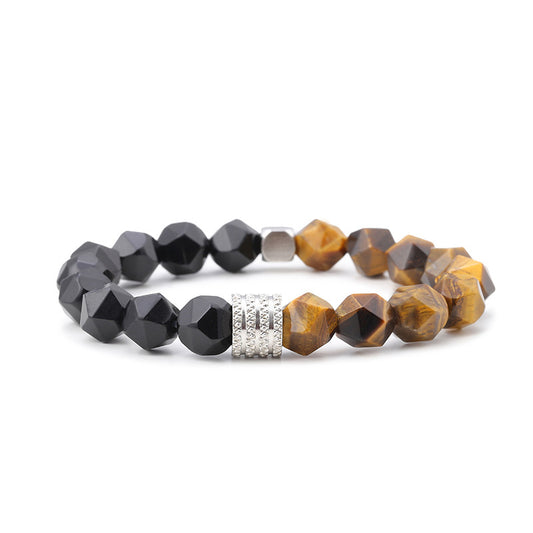 Men's Eye Cut Stone Stainless Steel Accessories Bracelets