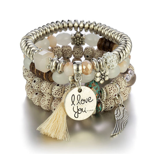 Women's Bohemian Creative Tassel Beaded Fashion Beads Bracelet