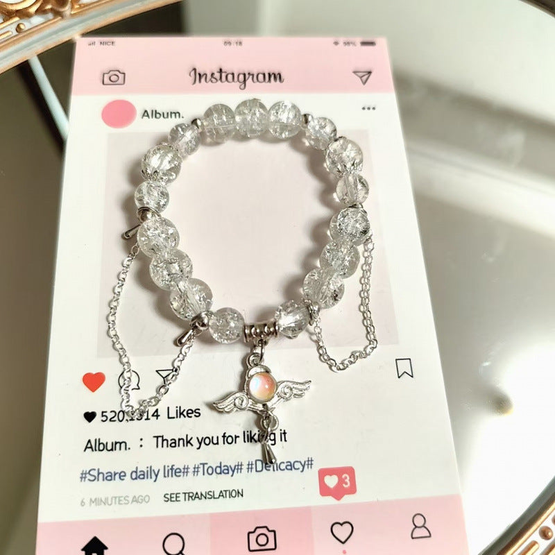 Moon Glazed Female Design Simple High Sense Versatile Bracelet