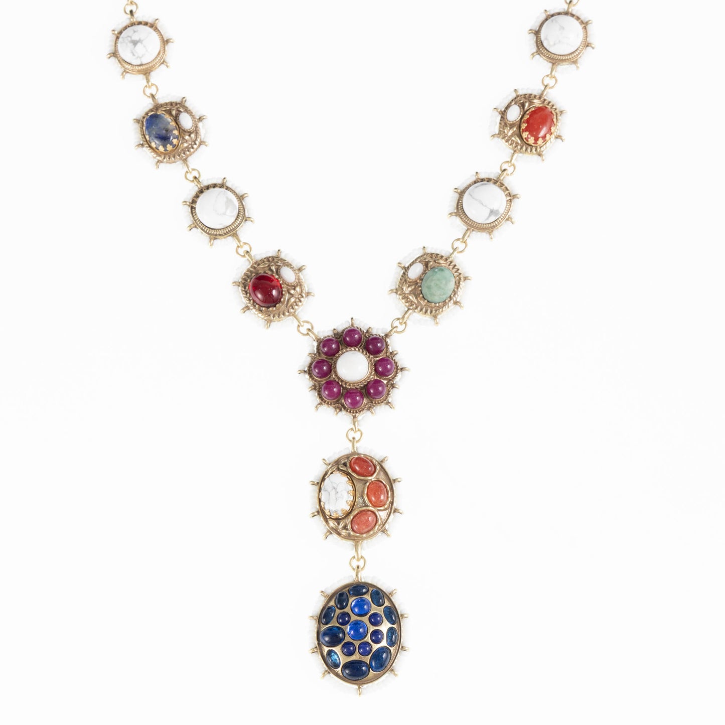 Women's Western Temperament Niche Design Collection Glass Necklaces