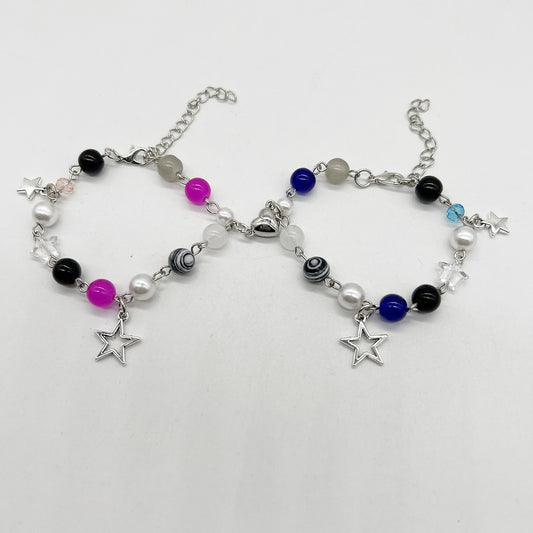 Black Spider Secret Magnetic Suction Handmade Bracelets