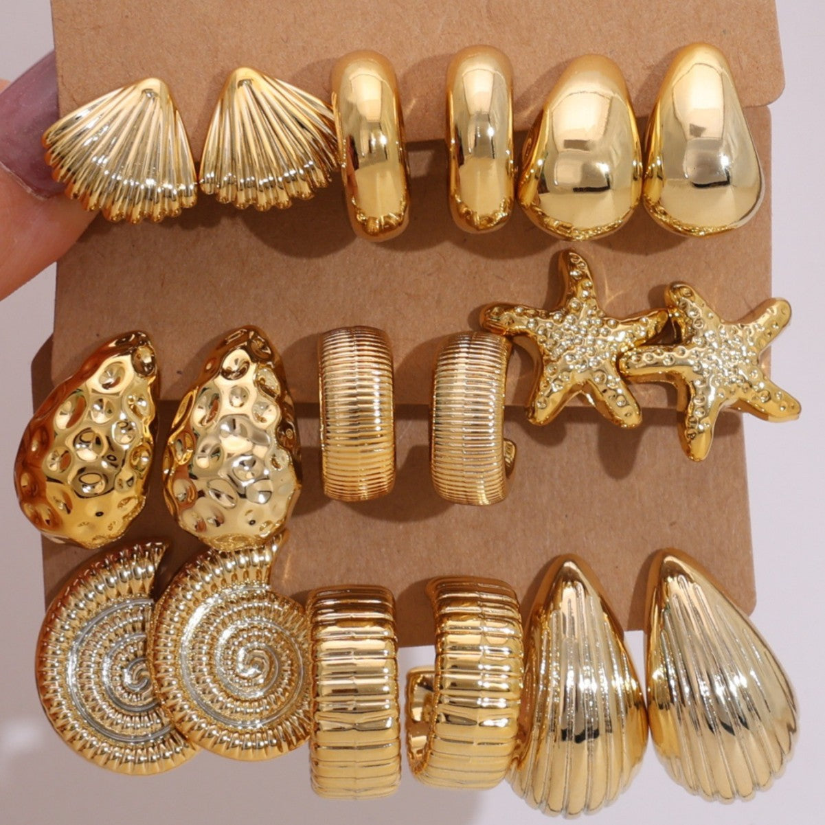 Irregular Flower Personalized Minority Fashionable Simple High-grade Rings