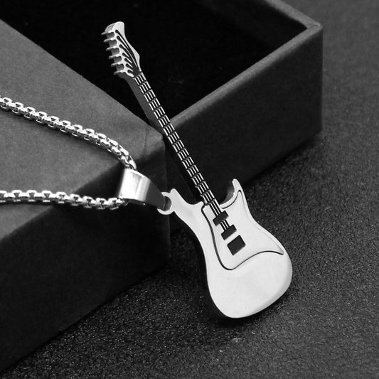 Hip Hop Guitar Punk Rock Band Necklaces