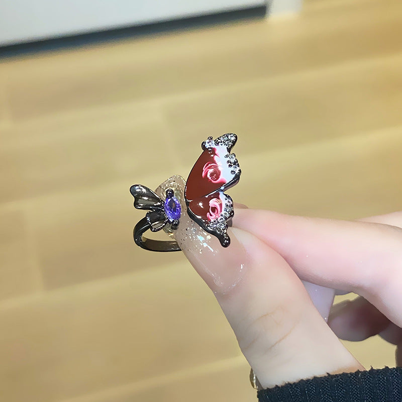 The Debris Series Gradient Female Design Rings