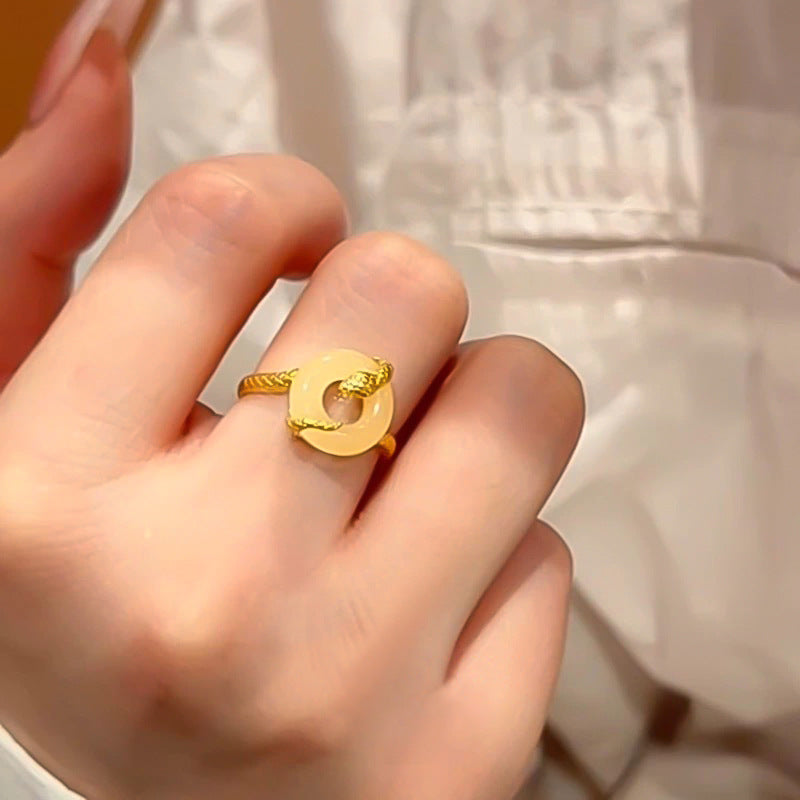 Snake Cord For Braiding Female Chinese Zodiac Rings