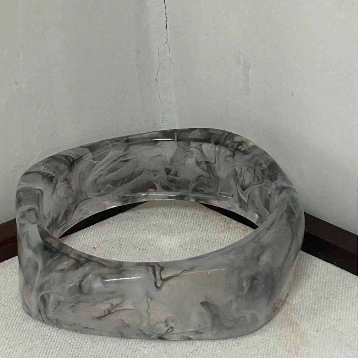 Women's Irregular Blooming Resin Curved Girlfriends Rings