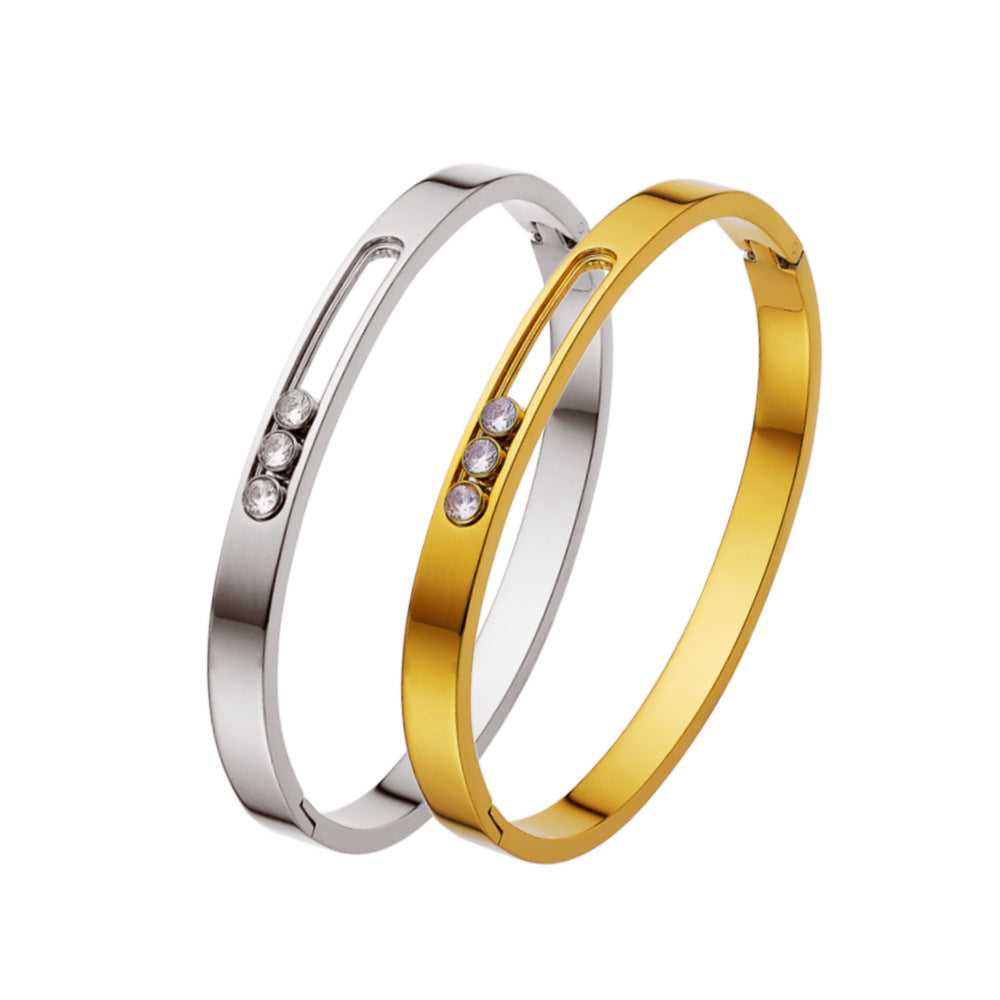 Women's Steel Simple Affordable Luxury Fashion High-grade Bracelet
