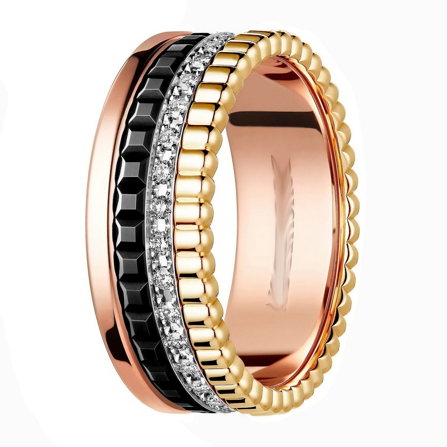 Women's & Men's Ceramic Light Luxury Index Finger Ornament Rings