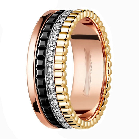 Women's & Men's Ceramic Light Luxury Index Finger Ornament Rings