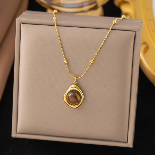 Titanium Steel Sweater Chain Light Luxury Necklaces