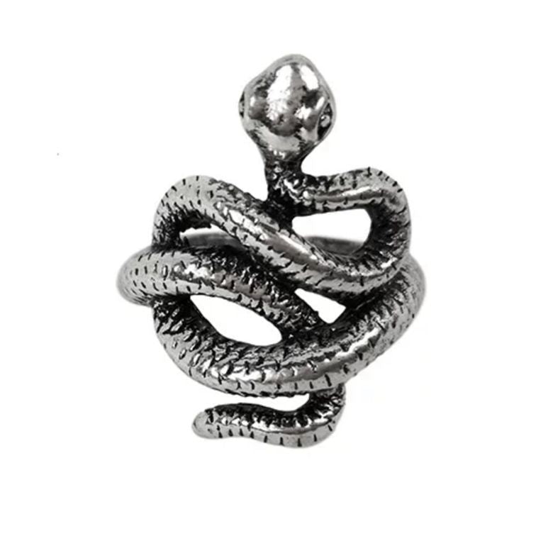 Spirit Snake Ornament Retro Punk Exaggerated Personalized Rings