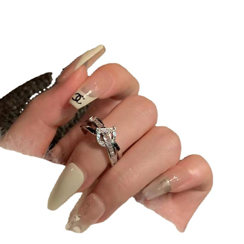 Female Minority Fashion Personalized Opening Index Rings