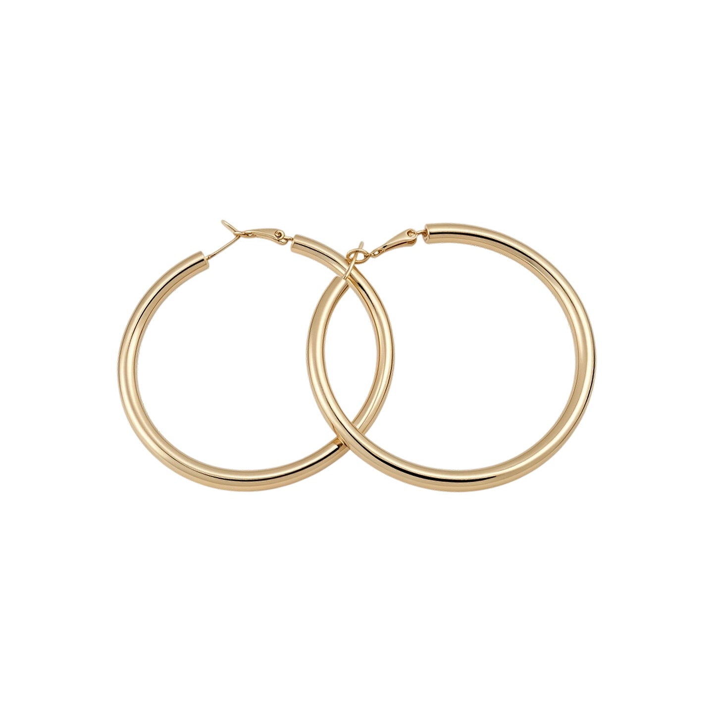 Cold Style Metal Circle Ear Simple Fashionable Light Luxury Minority Rings