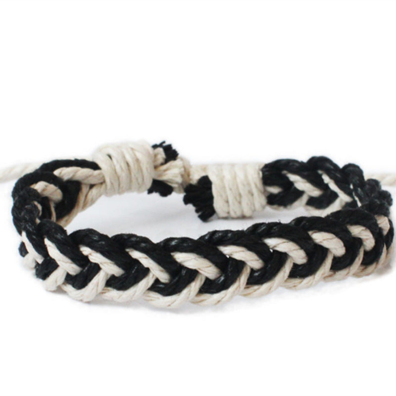 Rope Couple Ethnic Style Hand-woven Simple Korean Bracelets