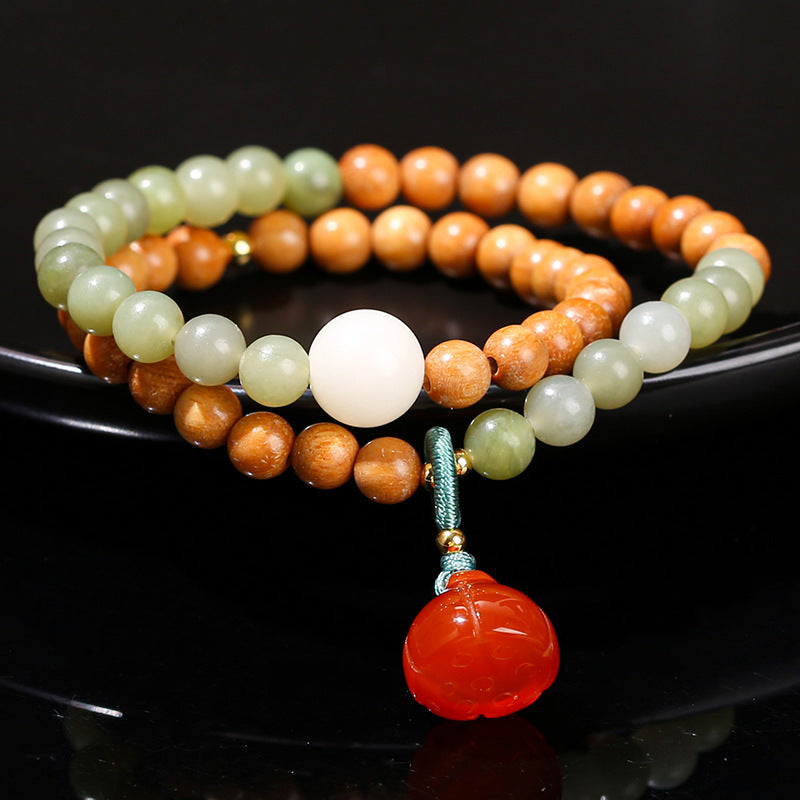 Jewelry Natural Crystal Jade Chinese Tassel Bracelets