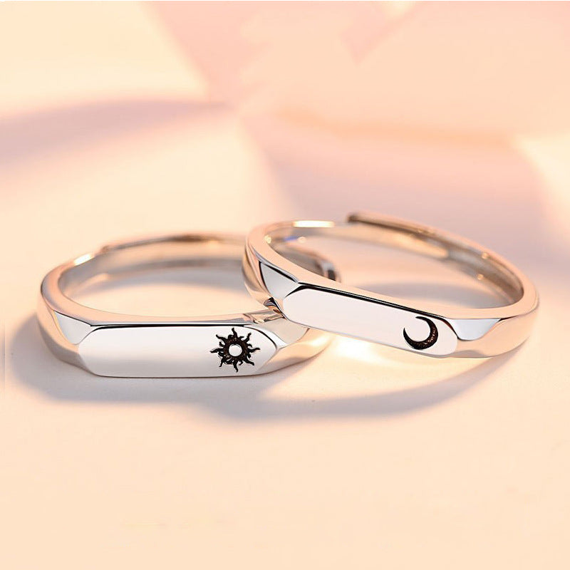 Starry Sky Simple Stroke Oil Opening Rings