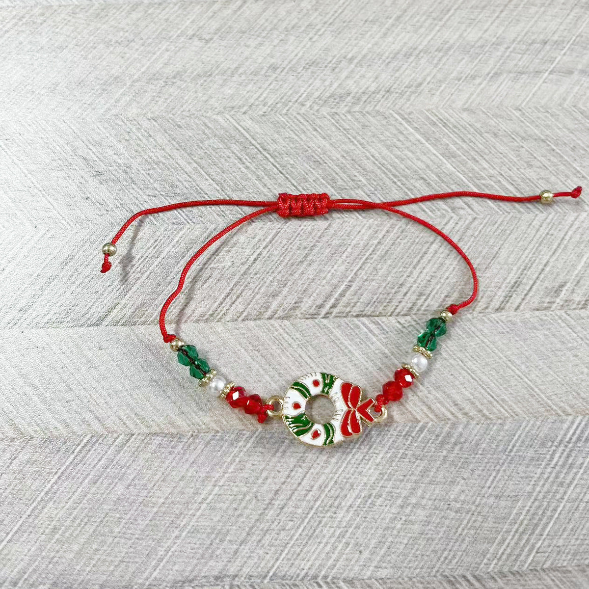 Adjustable Snowflake Santa Claus Christmas Tree Bracelets