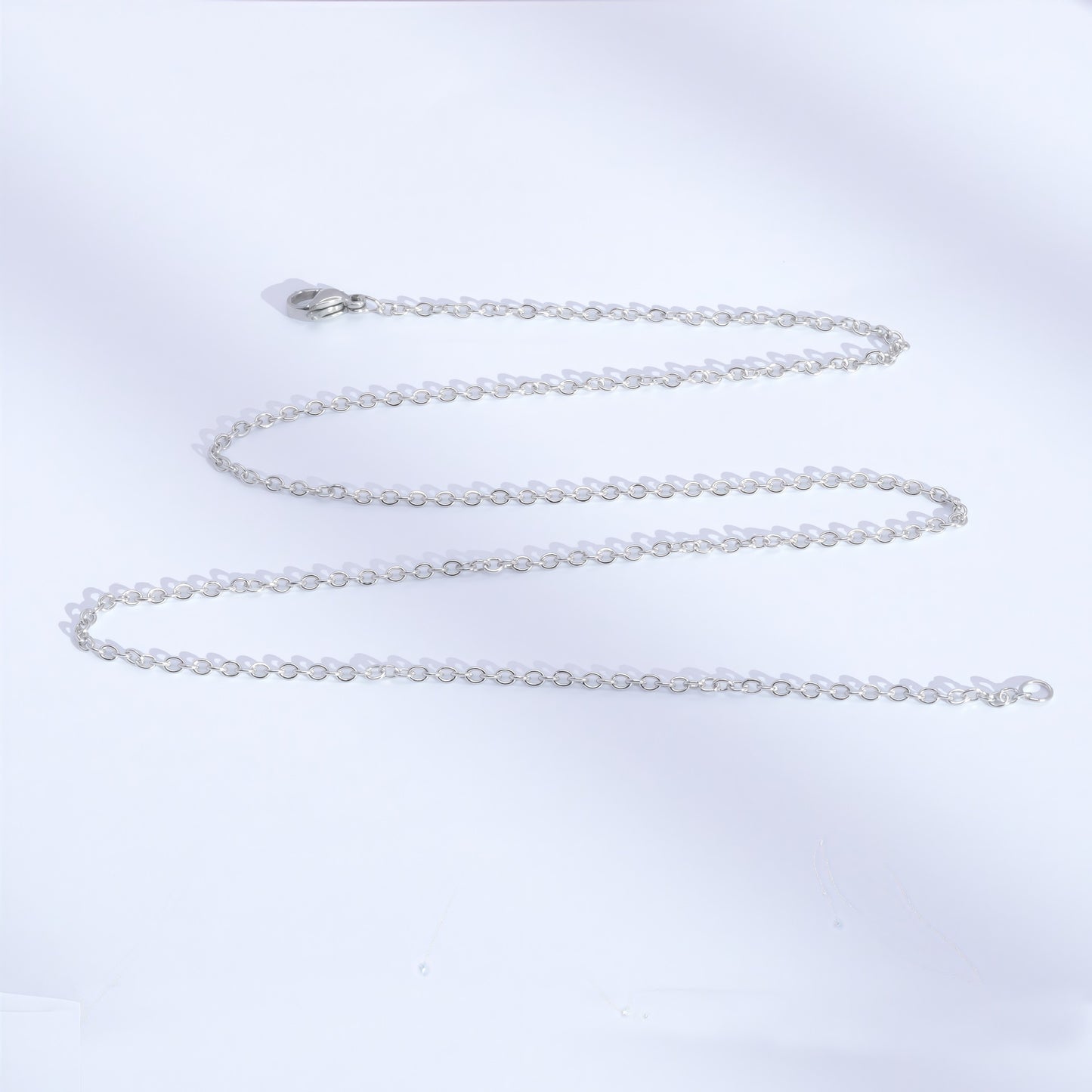 Korean Style Simple Cross Chain Clavicle Unisex Vacuum Necklaces