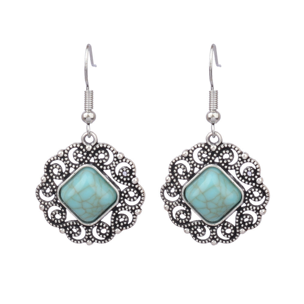 Vacation Style Popular Alloy Geometric Female Earrings