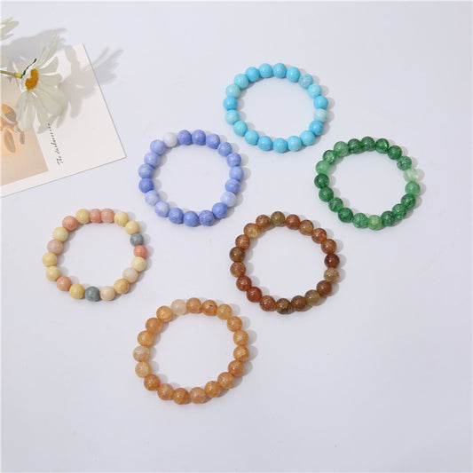 Jade Broken Glass Beaded Rosary Accessories Bracelets
