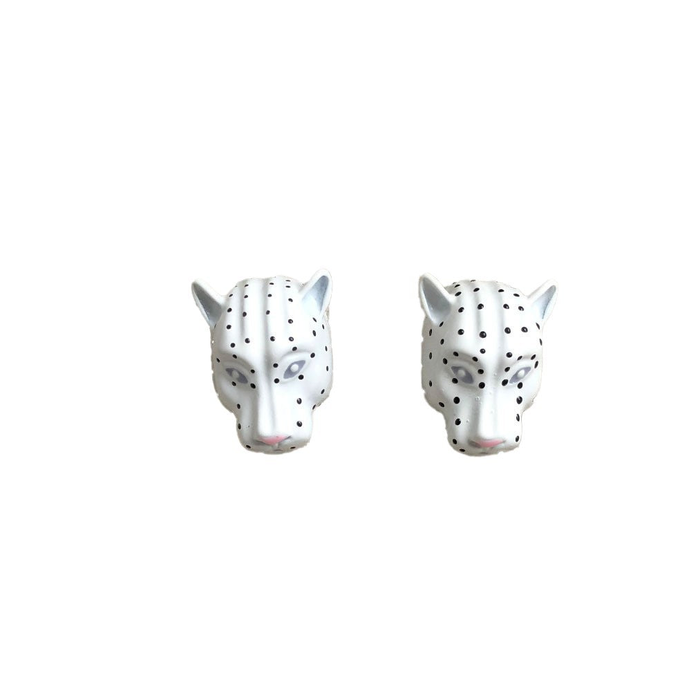 Women's Leopard Head Eardrops Light Luxury High-grade Earrings