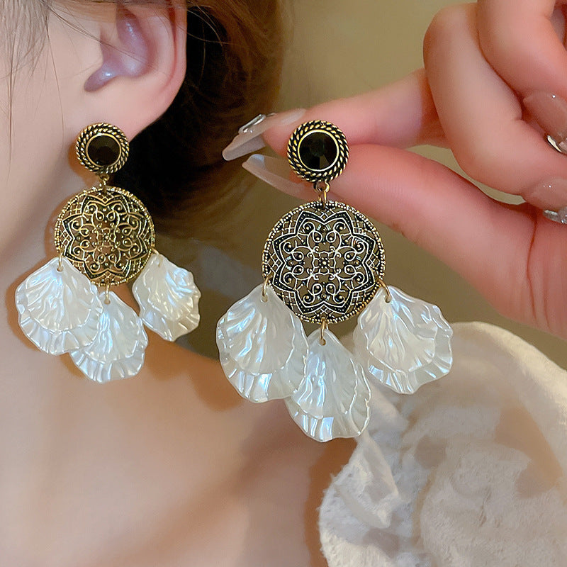 Bow Flower French Entry Lux Trendy Earrings