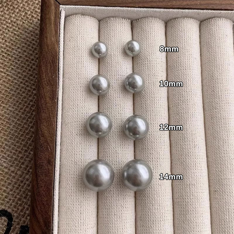 Women's Sier Pearl Niche High-grade High Quality Earrings