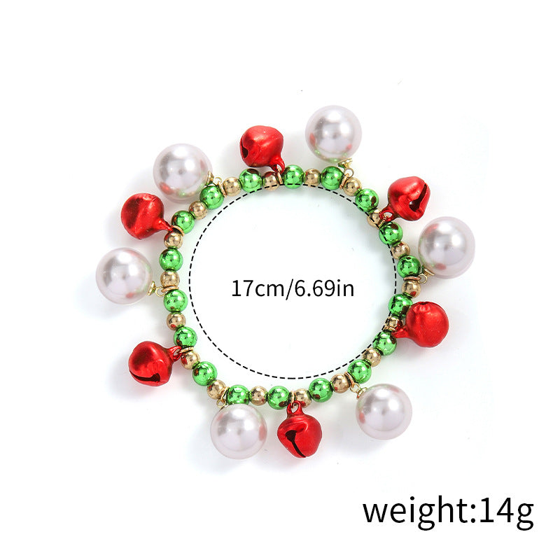 Christmas Bell Snowflake Elk Tree Festive Bracelets