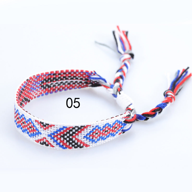 Style Woven Colorful Tassel Lucky Friendship Bracelets