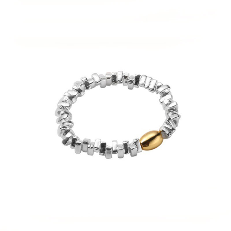 Sier Broken Several Two Wind Pearl Rings