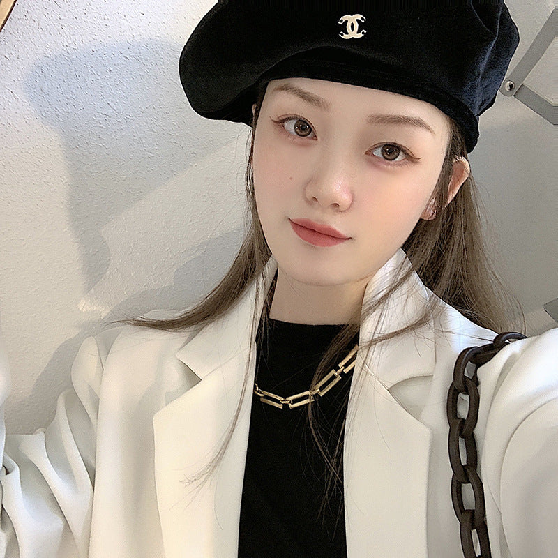 Women's Personality Stitching Chain Titanium Steel Simple Hip Hop Necklaces