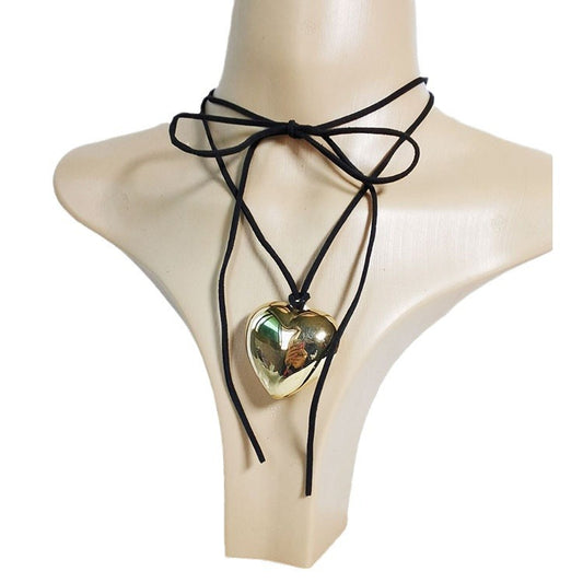 Wax Line Flannel Clavicle Chain Big Necklaces
