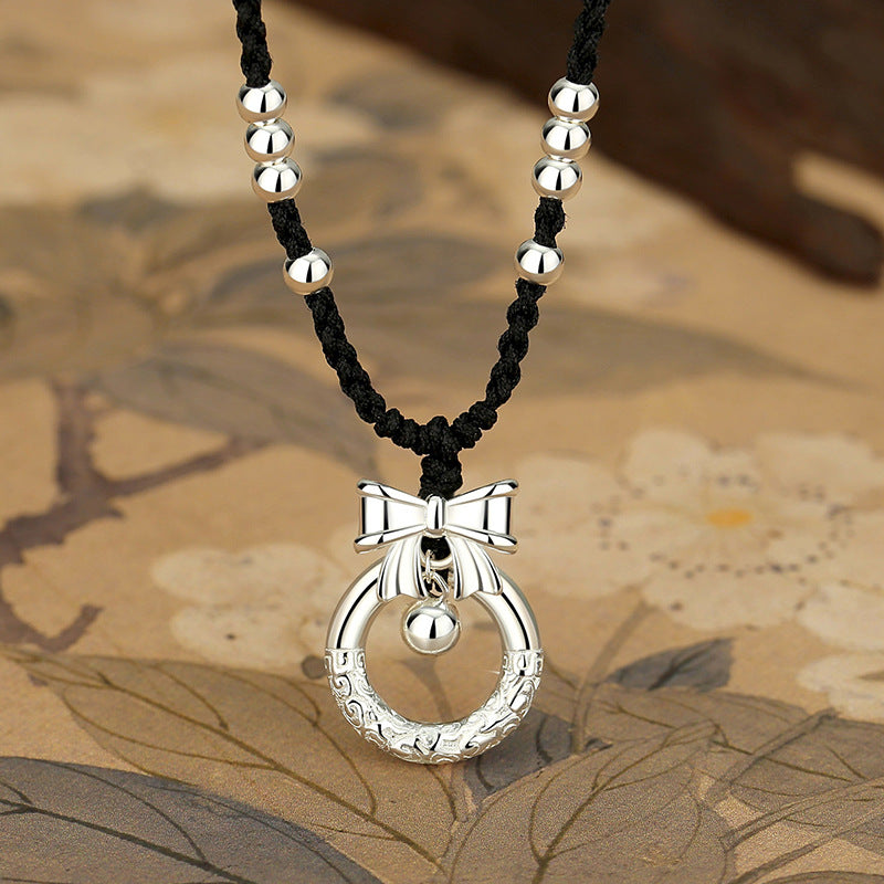 Affordable Luxury Niche Personality Woven Black Necklaces