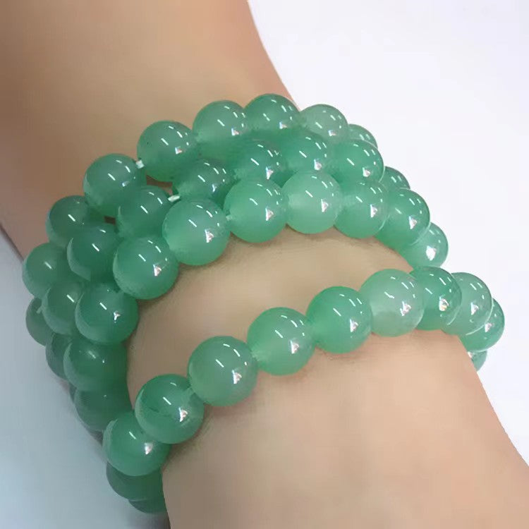 Women's & Men's Jade Green Simple Fashion Mother's Day Bracelets