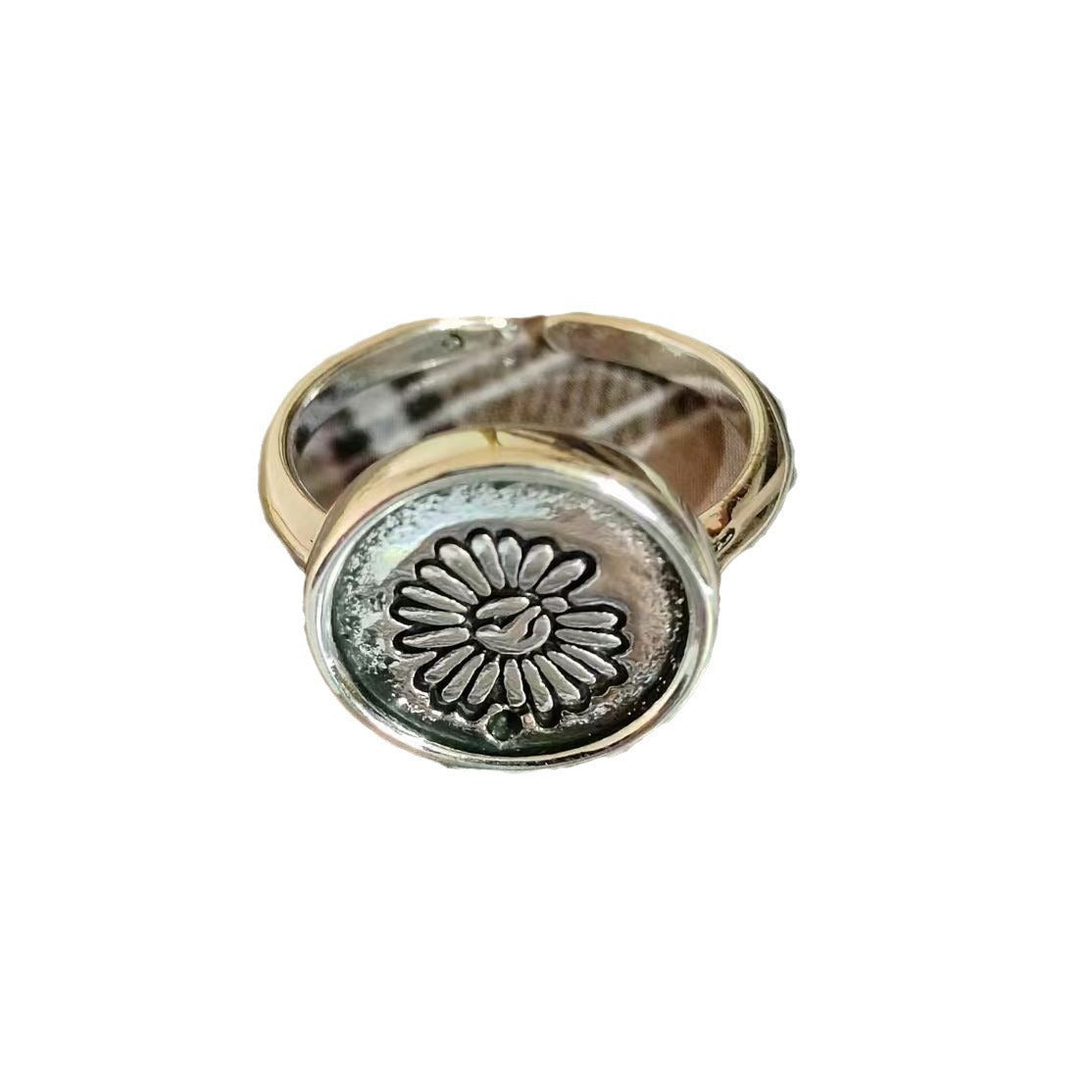 Female Personality Fashion Thai Sier Retro Rings