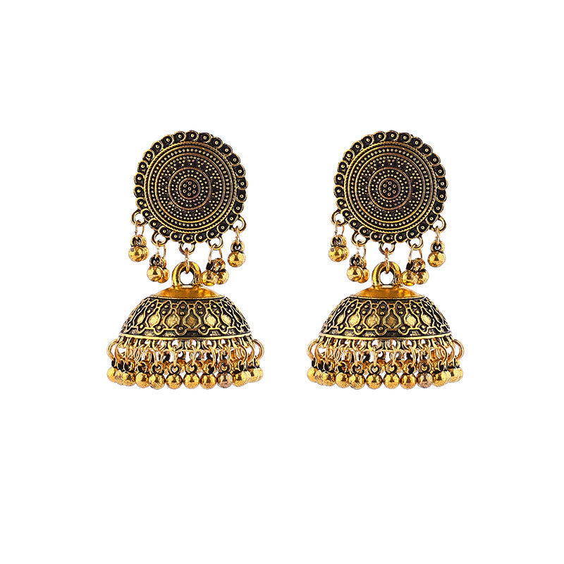 Indian Palace Style Niche Design Alloy Jewelry Earrings