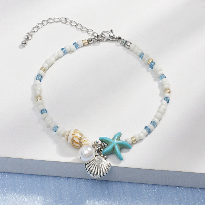 Bohemian Starfish Shell Conch Beads Stringed Bracelets