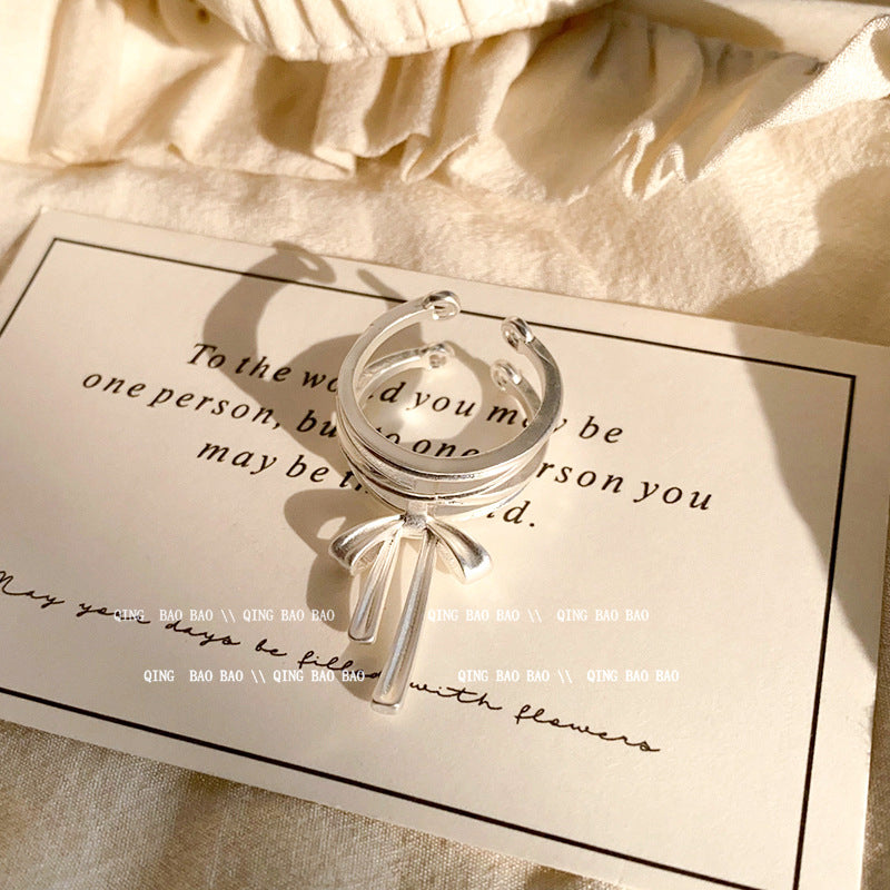 Niche Design Female Temperament Wild Personality Rings