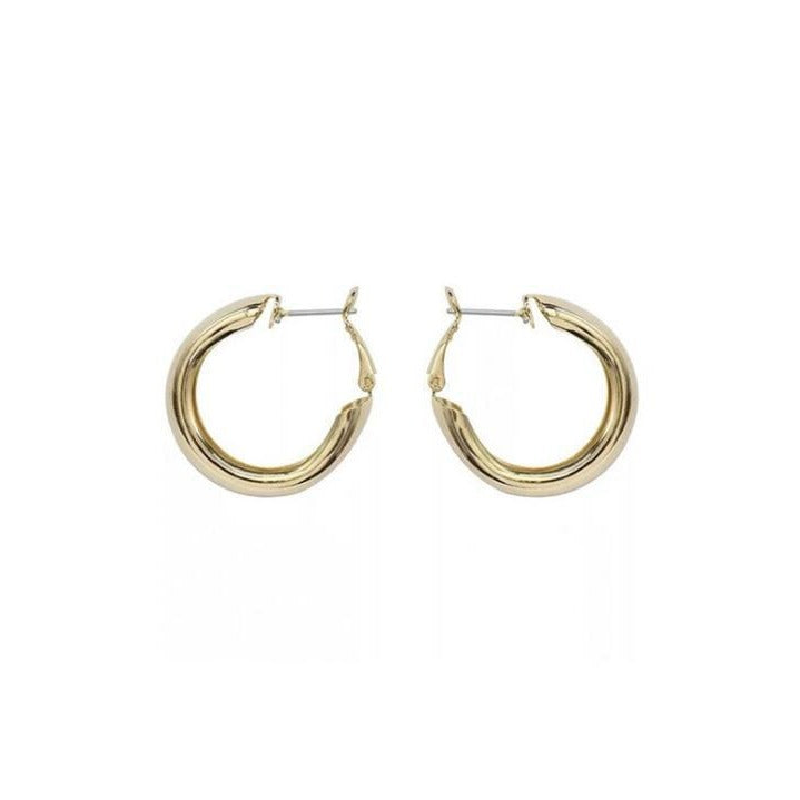 Shaped Metal Geometry Circle Temperamental Simple Earrings