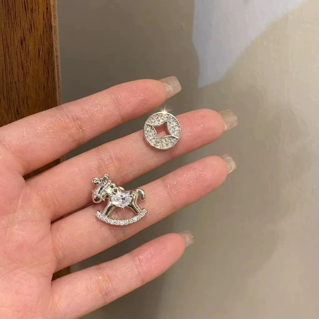 Women's Butterfly Light Luxury High-grade Sense Eardrop Rings