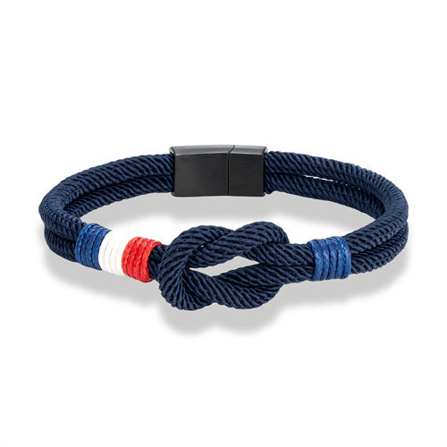 Women's & Men's French Flag Fashion Milan Rope Carrying Bracelets