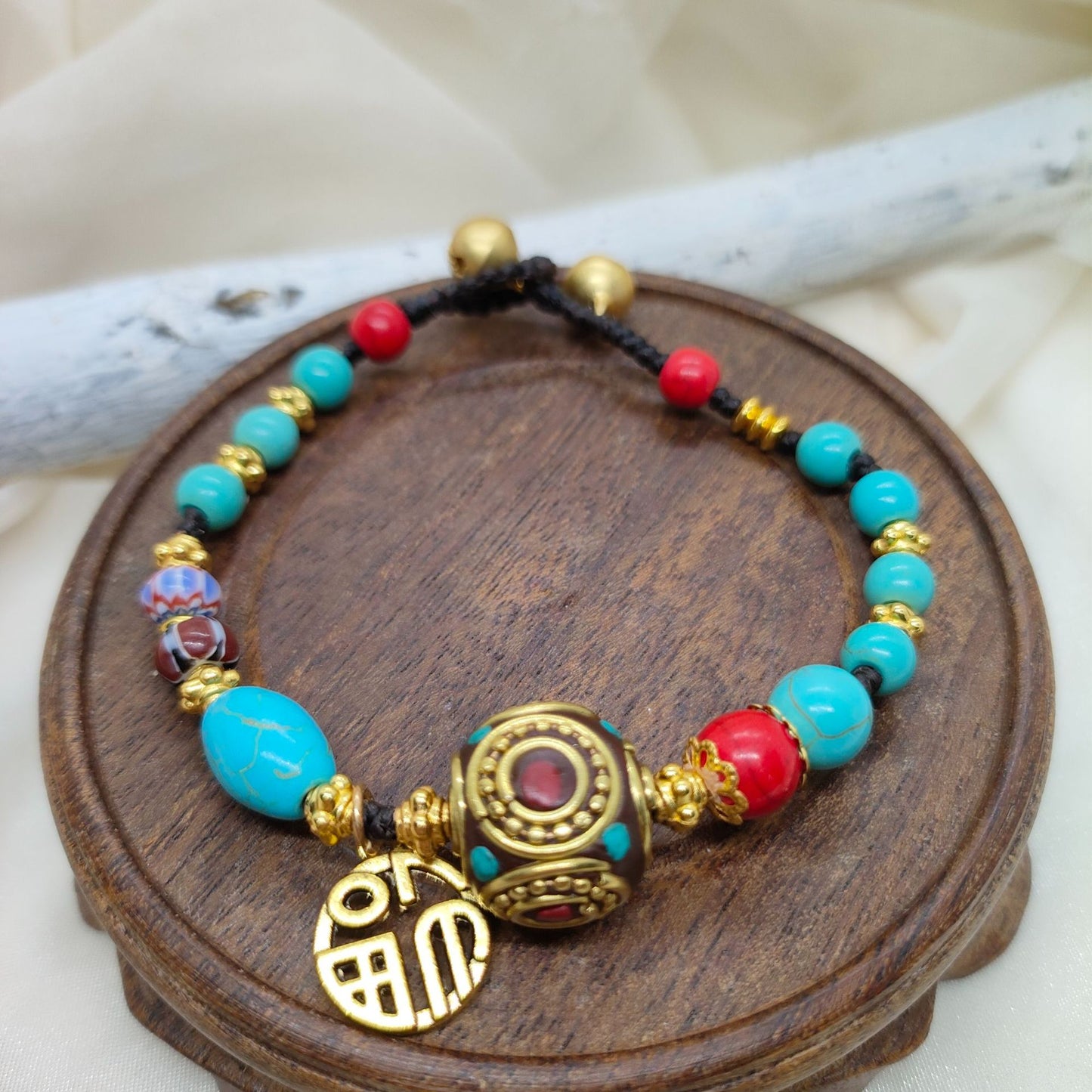 Women's & Men's Ethnic Style Tibetan Nepal Beads Personality Bracelets