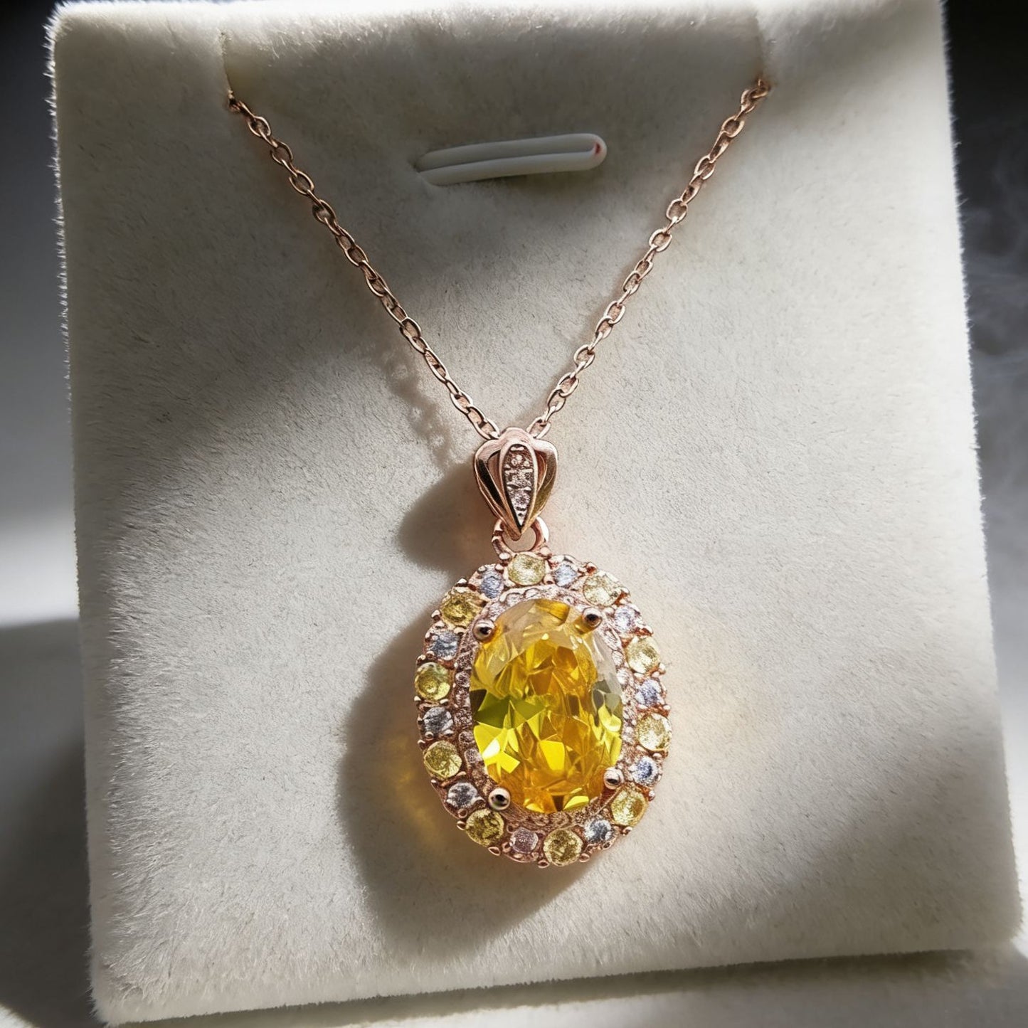 Women's Luxury Pink Diamond Argyle Big For With Colored Jewelry Set