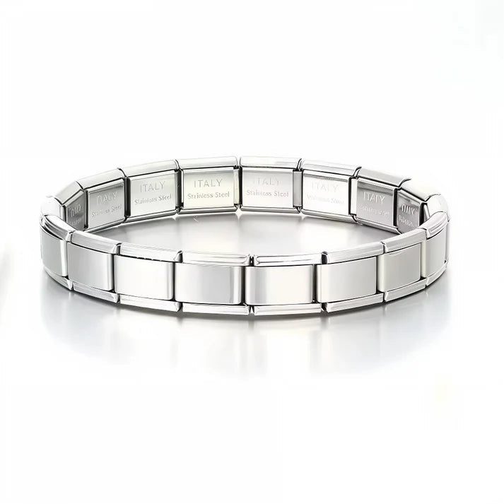 Steel Italian Module Can Be Random Combination Spliced Bracelet