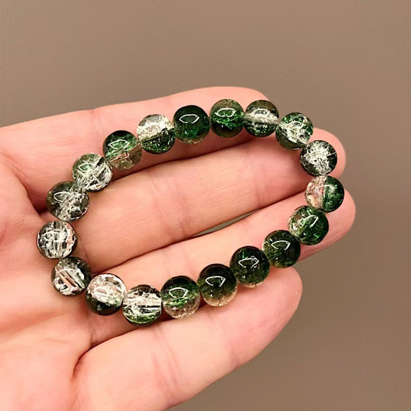 Crystal Female Pliable Temperament Two-tone Gradient Bracelets