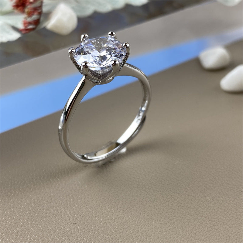 Gold-plated Letter Female Light Luxury Minority Design Rings