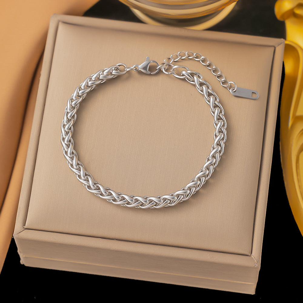 Entry Lux Style Heart Clavicle Chain Bracelets