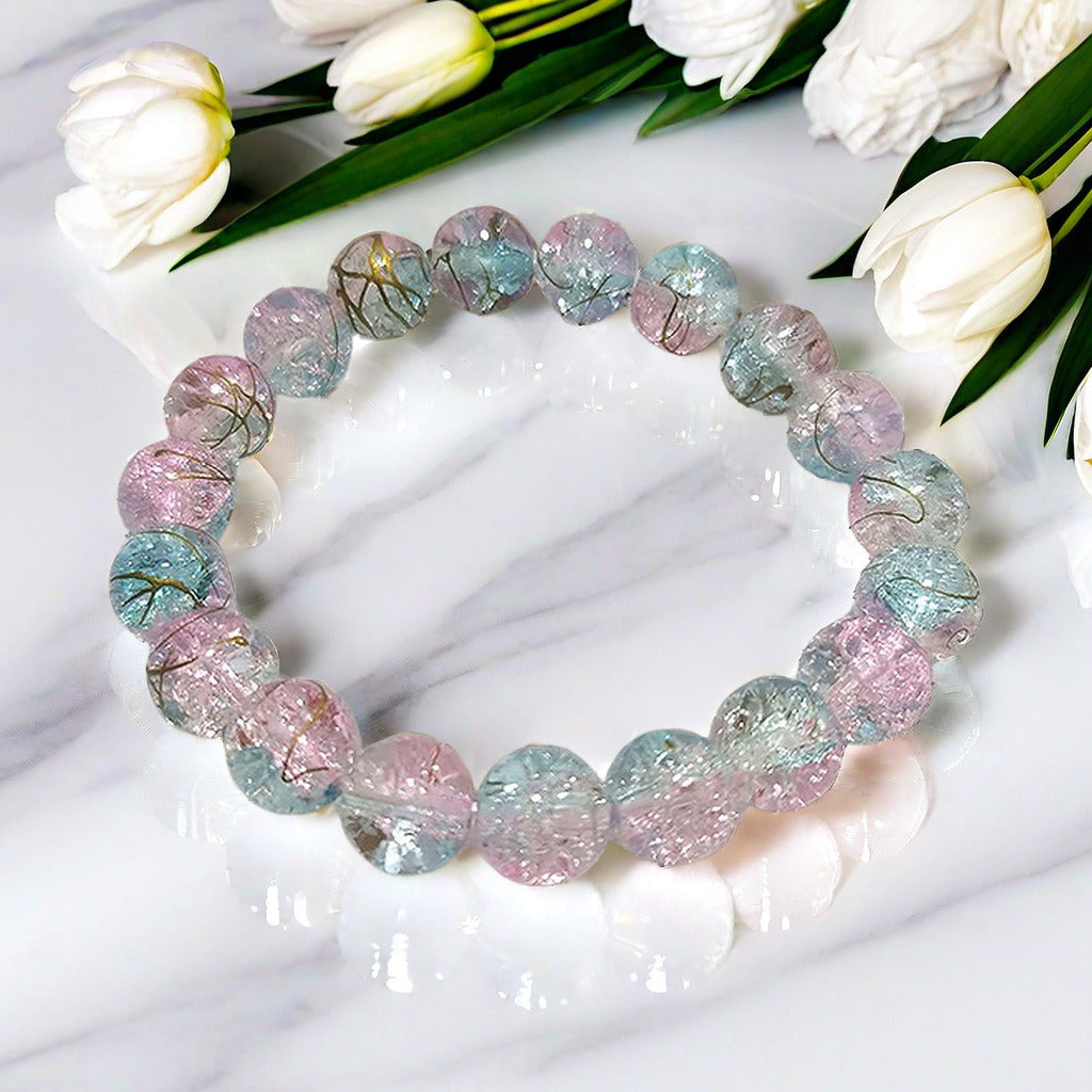 Dopamine Rainbow Glazed Female Design High-grade Bracelets